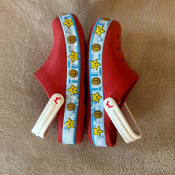 CROCS SUPER MARIO LIGHT UP CLOG Size 10 Toddler in color Red - Picture 2 of 5